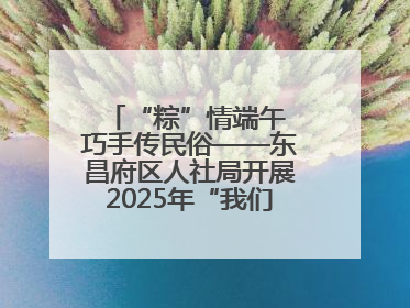“粽”情端午 巧手传民俗——东昌府区人社局开展2025年“我们的节日·端午”包粽子活动