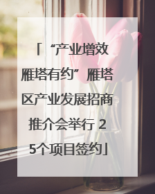 “产业增效 雁塔有约”雁塔区产业发展招商推介会举行 25个项目签约