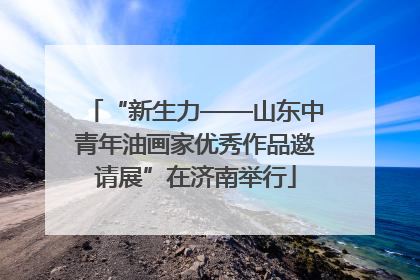 “新生力——山东中青年油画家优秀作品邀请展”在济南举行