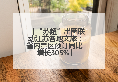 “苏超”出圈联动江苏各地文旅：省内景区预订同比增长305%