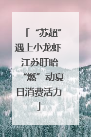“苏超”遇上小龙虾 江苏盱眙“燃”动夏日消费活力