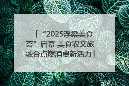 “2025浮梁美食荟”启幕 美食农文旅融合点燃消费新活力