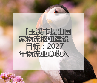 玉溪市提出国家物流枢纽建设目标：2027年物流业总收入突破千亿