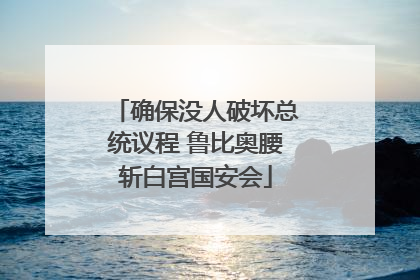确保没人破坏总统议程 鲁比奥腰斩白宫国安会
