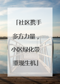 社区携手多方力量，小区绿化带重现生机