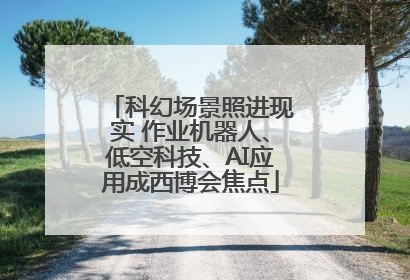 科幻场景照进现实 作业机器人、低空科技、AI应用成西博会焦点