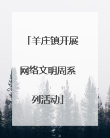 羊庄镇开展网络文明周系列活动