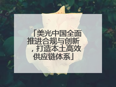 美光中国全面推进合规与创新，打造本土高效供应链体系