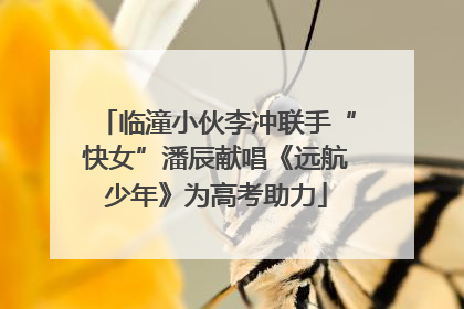 临潼小伙李冲联手“快女”潘辰献唱《远航少年》为高考助力