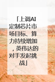 上调AI定制芯片市场目标、算力持续增加，英伟达的对手发起挑战