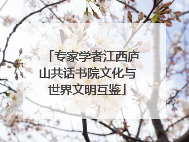 专家学者江西庐山共话书院文化与世界文明互鉴