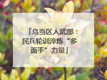 乌当区人武部：民兵轮训淬炼“多面手”力量