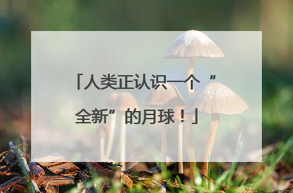 人类正认识一个“全新”的月球！