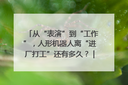 从“表演”到“工作”，人形机器人离“进厂打工”还有多久？｜机器人商业新纪元