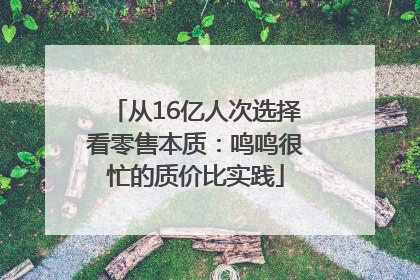 从16亿人次选择看零售本质：鸣鸣很忙的质价比实践