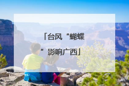 台风“蝴蝶”影响广西