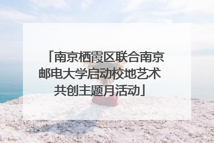 南京栖霞区联合南京邮电大学启动校地艺术共创主题月活动