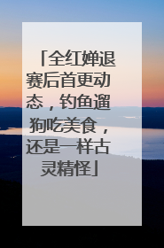全红婵退赛后首更动态，钓鱼遛狗吃美食，还是一样古灵精怪