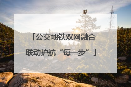 公交地铁双网融合 联动护航“每一步”