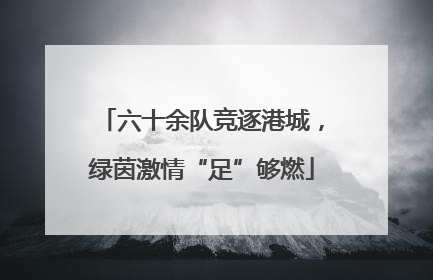 六十余队竞逐港城，绿茵激情“足”够燃
