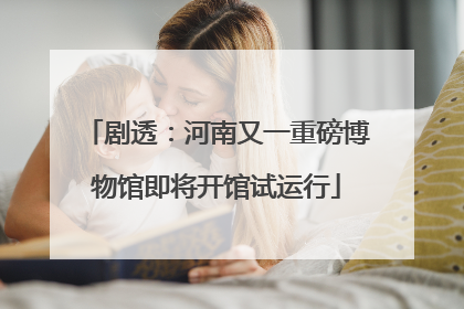 剧透：河南又一重磅博物馆即将开馆试运行