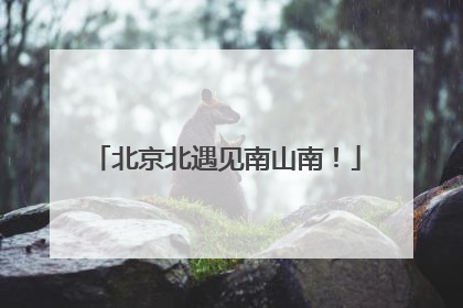 北京北遇见南山南！