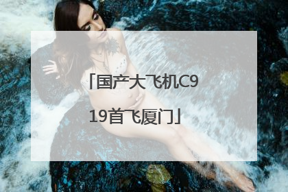 国产大飞机C919首飞厦门
