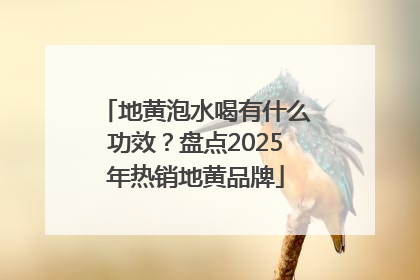 地黄泡水喝有什么功效？盘点2025年热销地黄品牌