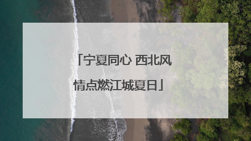 宁夏同心 西北风情点燃江城夏日