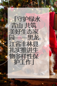 守护绿水青山 共筑美好生态家园——黑龙江省丰林县扎实推进生物多样性保护工作