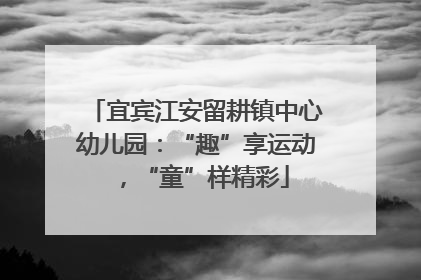 宜宾江安留耕镇中心幼儿园：“趣”享运动，“童”样精彩