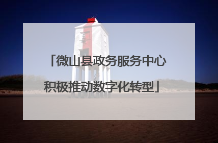 微山县政务服务中心积极推动数字化转型