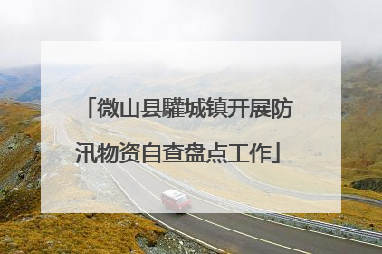 微山县驩城镇开展防汛物资自查盘点工作