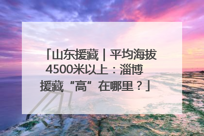 山东援藏｜平均海拔4500米以上：淄博援藏“高”在哪里？