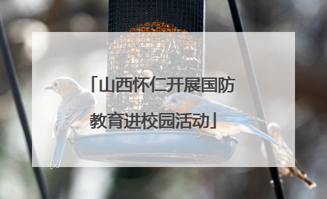 山西怀仁开展国防教育进校园活动