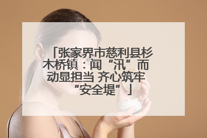 张家界市慈利县杉木桥镇：闻“汛”而动显担当 齐心筑牢“安全堤”