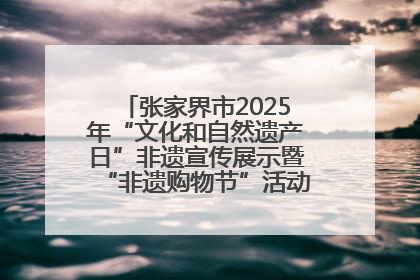 张家界市2025年“文化和自然遗产日”非遗宣传展示暨“非遗购物节”活动在慈利县盛大启幕
