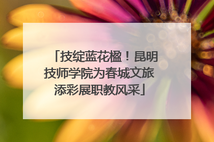 技绽蓝花楹！昆明技师学院为春城文旅添彩展职教风采