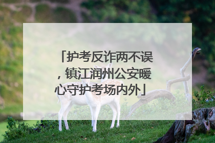 护考反诈两不误，镇江润州公安暖心守护考场内外