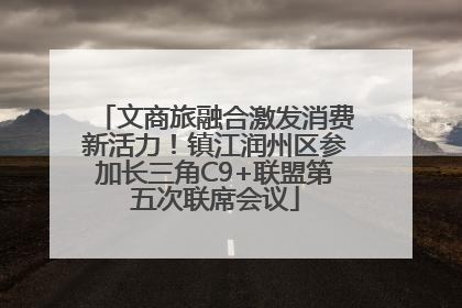 文商旅融合激发消费新活力！镇江润州区参加长三角C9+联盟第五次联席会议