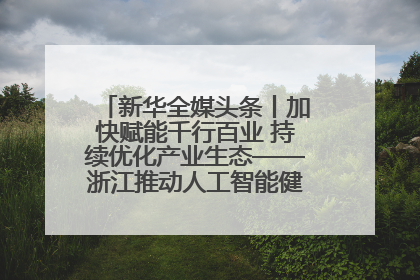 新华全媒头条丨加快赋能千行百业 持续优化产业生态——浙江推动人工智能健康有序发展观察