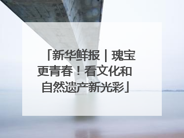 新华鲜报｜瑰宝更青春！看文化和自然遗产新光彩