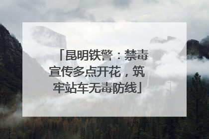昆明铁警：禁毒宣传多点开花，筑牢站车无毒防线