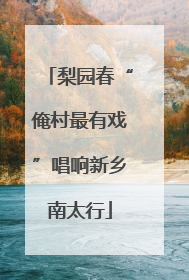 梨园春“俺村最有戏”唱响新乡南太行