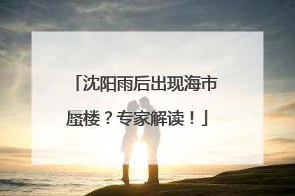 沈阳雨后出现海市蜃楼？专家解读！