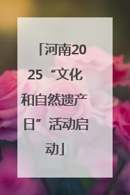 河南2025“文化和自然遗产日”活动启动