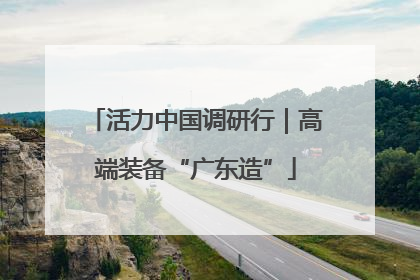 活力中国调研行｜高端装备“广东造”
