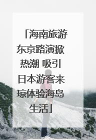 海南旅游东京路演掀热潮 吸引日本游客来琼体验海岛生活