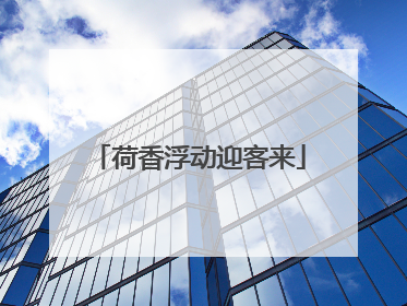 荷香浮动迎客来