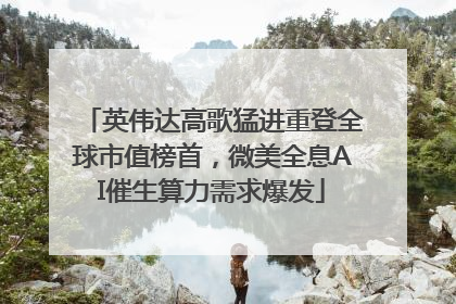 英伟达高歌猛进重登全球市值榜首，微美全息AI催生算力需求爆发